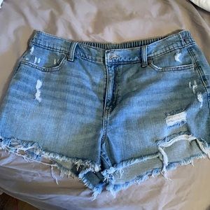 Aerie size large blue Jean shorts